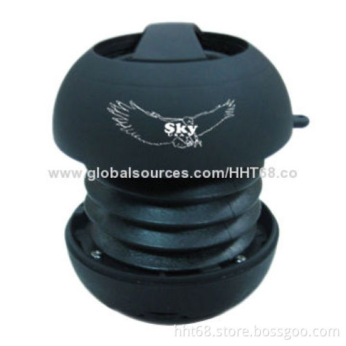 Mobile phone mini speakers, extendable bass tube, for deeper and stronger soundNew